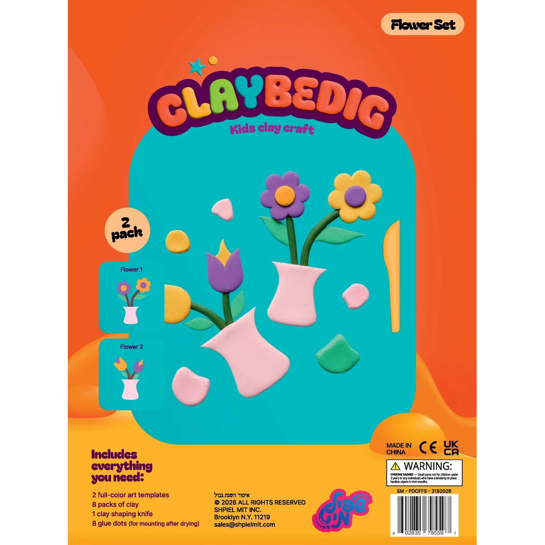 Clay Flower Set