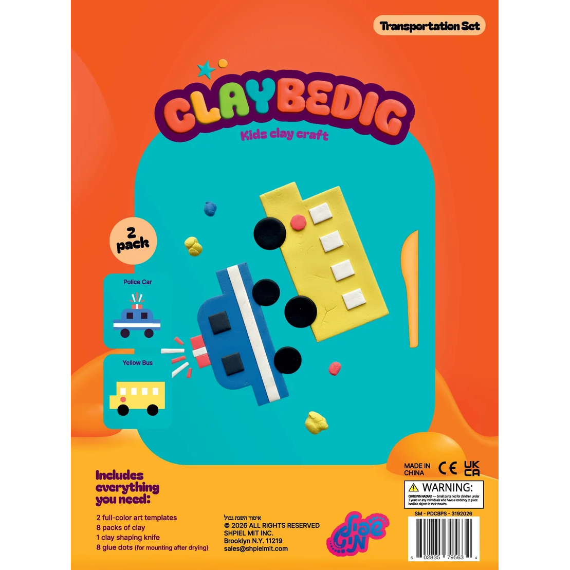 Clay Transportation Set