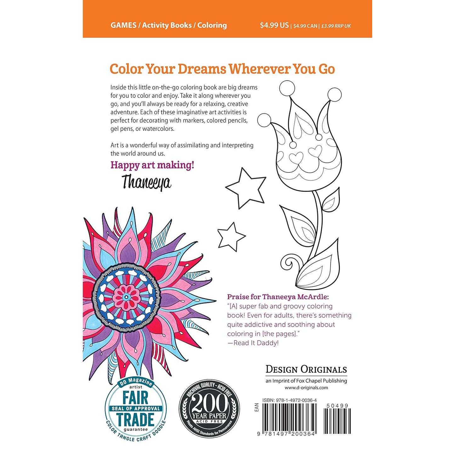 Color Dreams Coloring Book