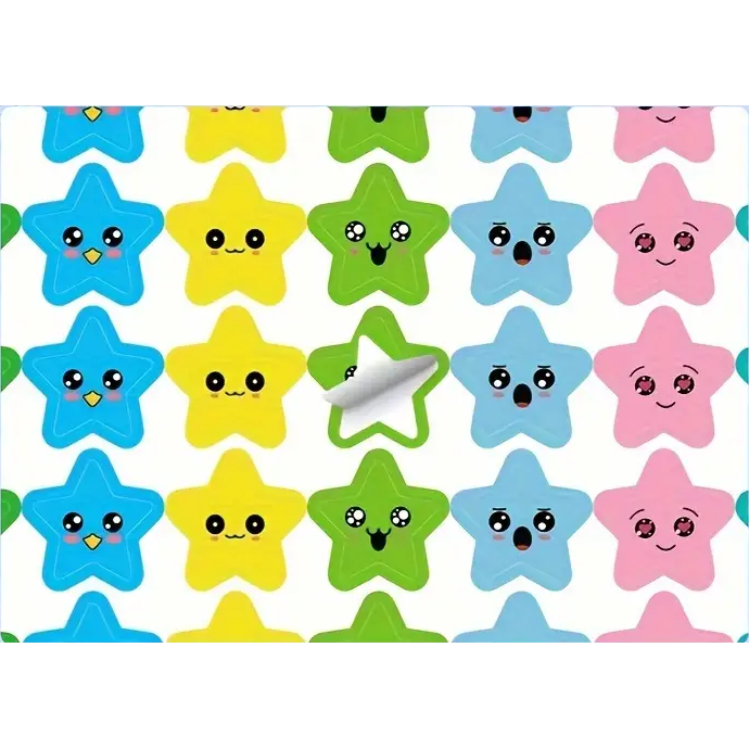 Colorful Star Stickers