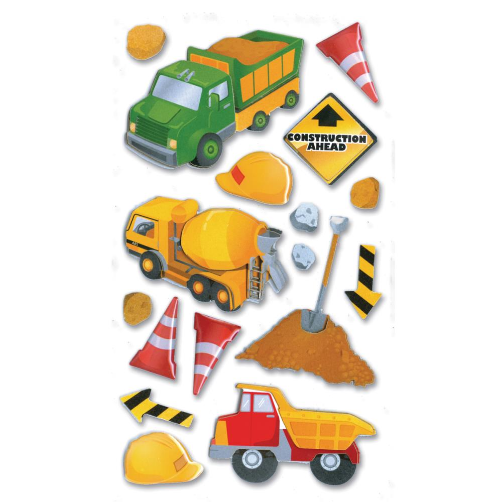 Construction Dimensional Stickers