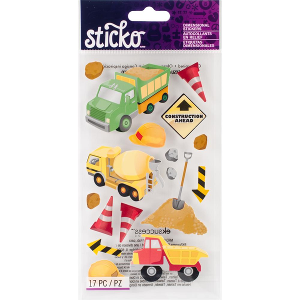 Construction Dimensional Stickers