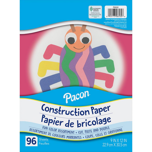 Construction Paper 96 Ct