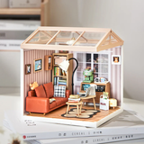 Cozy Living Lounge DIY Plastic Miniature House