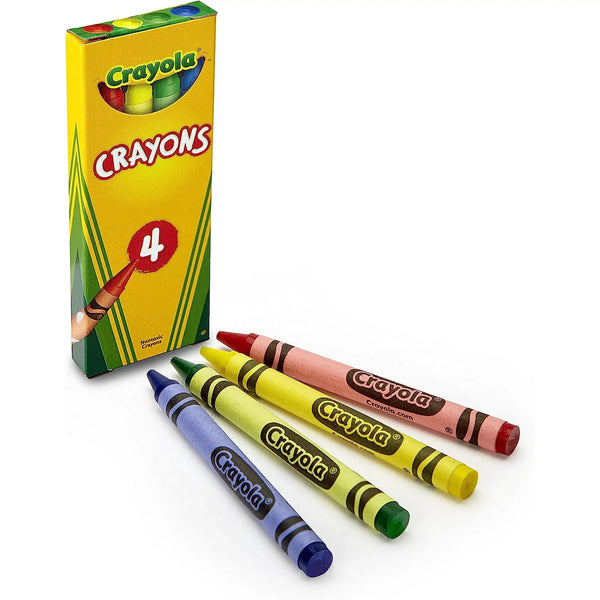 Crayola Crayons 4 Count Tuck Box