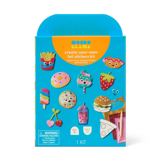 Create Your Own Summer Food Foil Stickers Kit