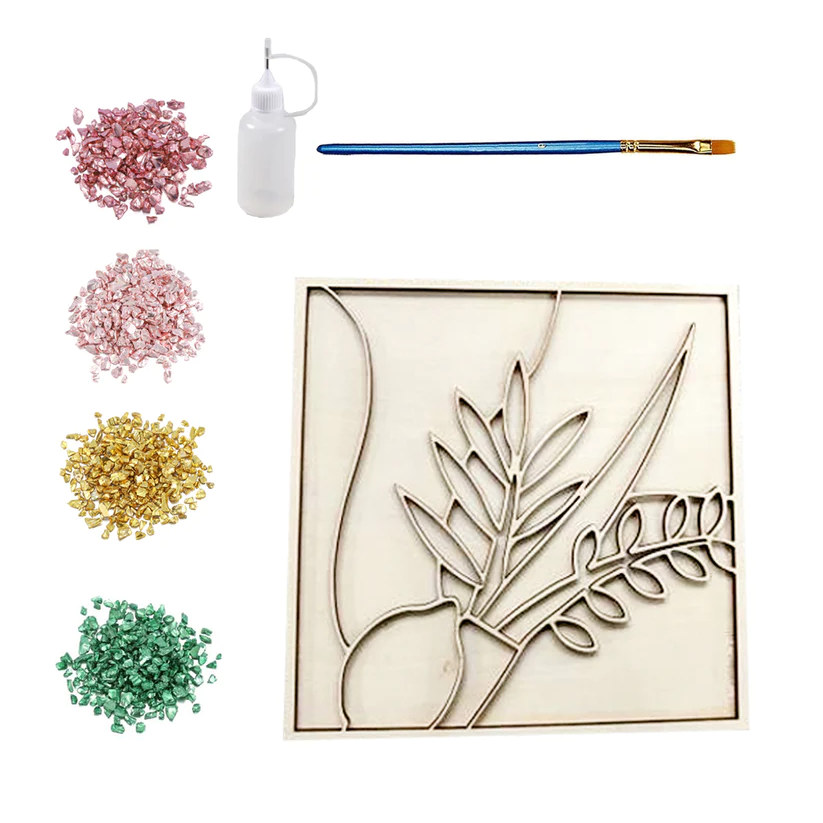 Crushed Glass Lulav and Esrog Kit