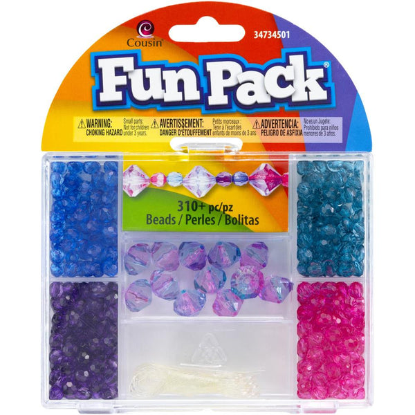 DIY Fun Pack Acrylic Bead Mix W/Cord