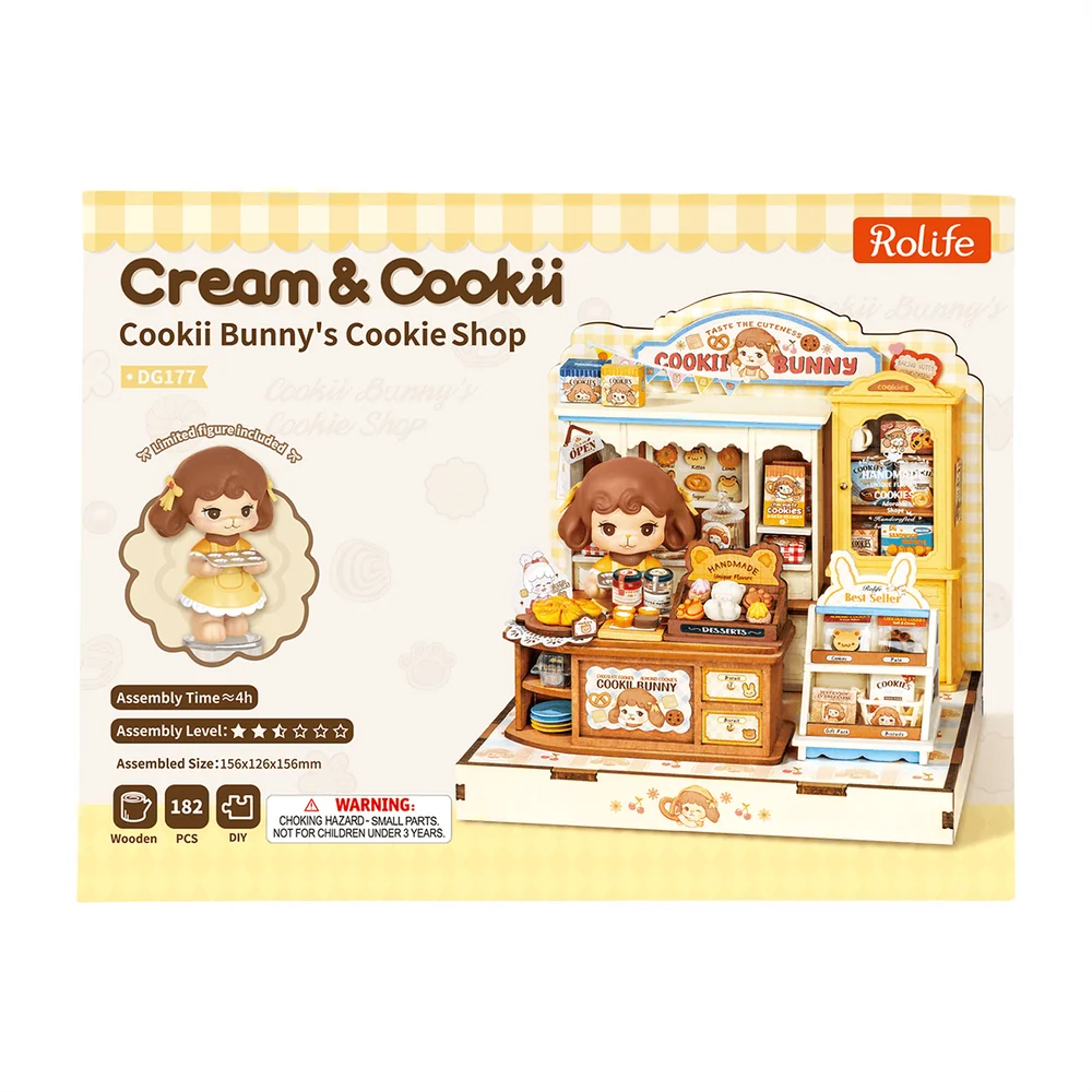 DIY Miniature Cookii Bunny's Cookie Shop