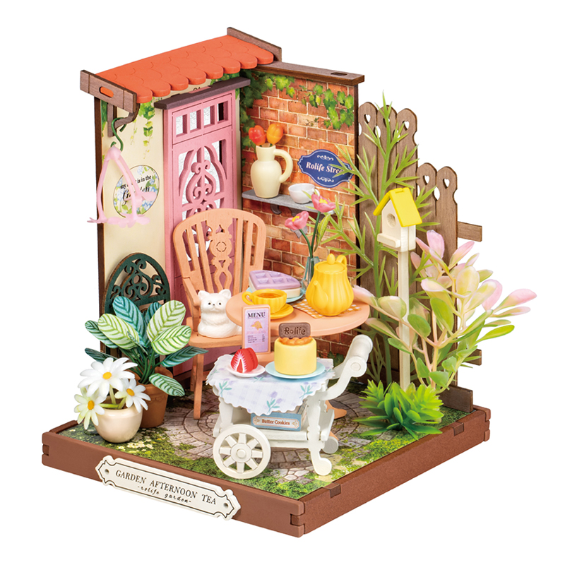 DIY Miniature House Fancy Tea Yard