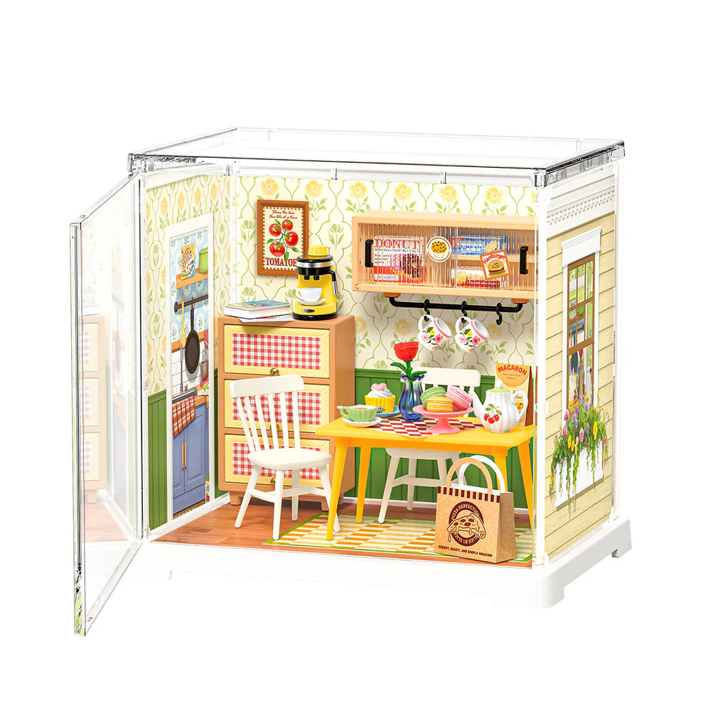 DIY Miniature Floral Dining Room