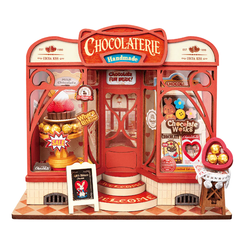 DIY Miniature House Sweet Chocolate Shop