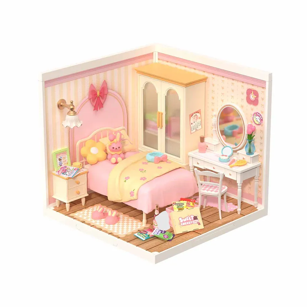 DIY Miniature Lovely Pink Bedroom