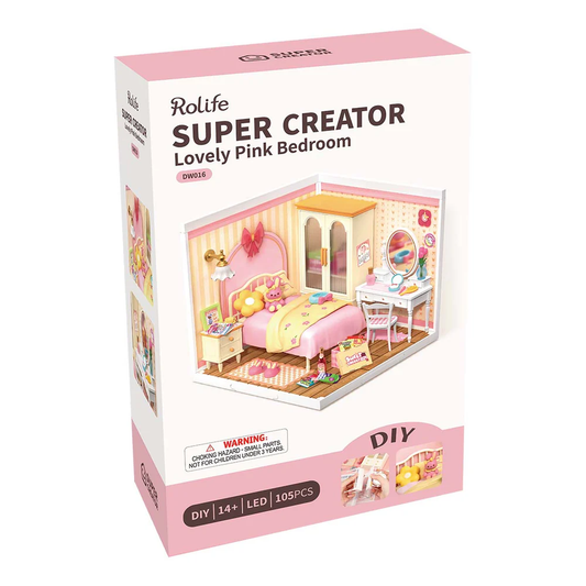 DIY Miniature Lovely Pink Bedroom