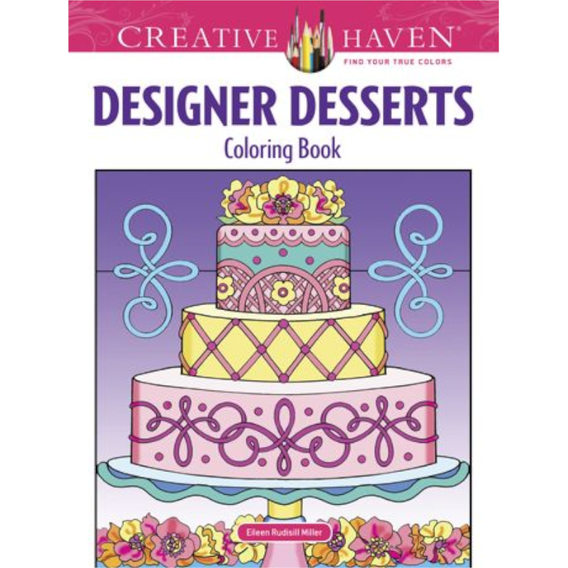 Designer Desserts Coloring Book