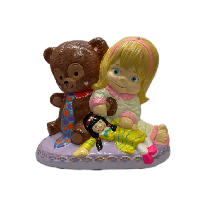 Doll & Bear Statue Plaster Mold