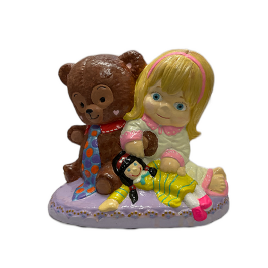 Doll & Bear Statue Plaster Mold