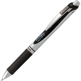 Energel Retractable Liquid Gel Pen, Medium, Black