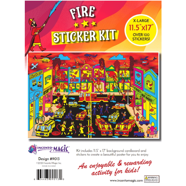 Fire Sticker Kit – Craft N Color