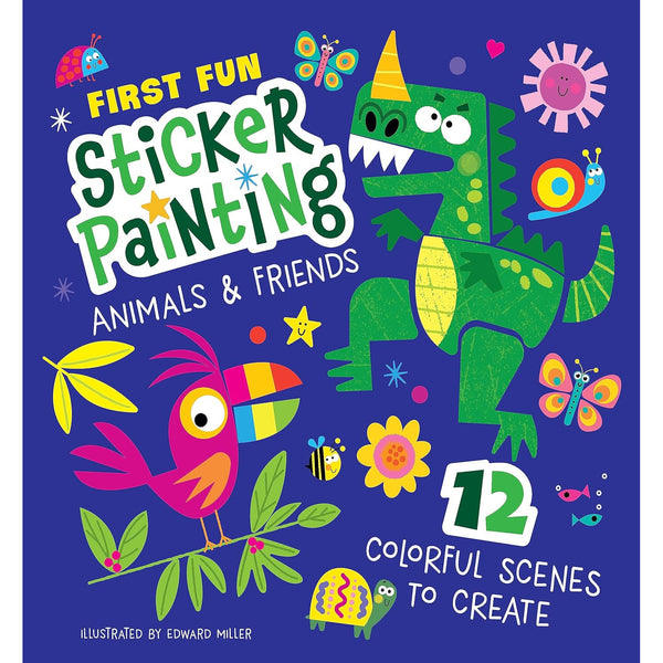 First Fun Sticker Painting Animals & Friends