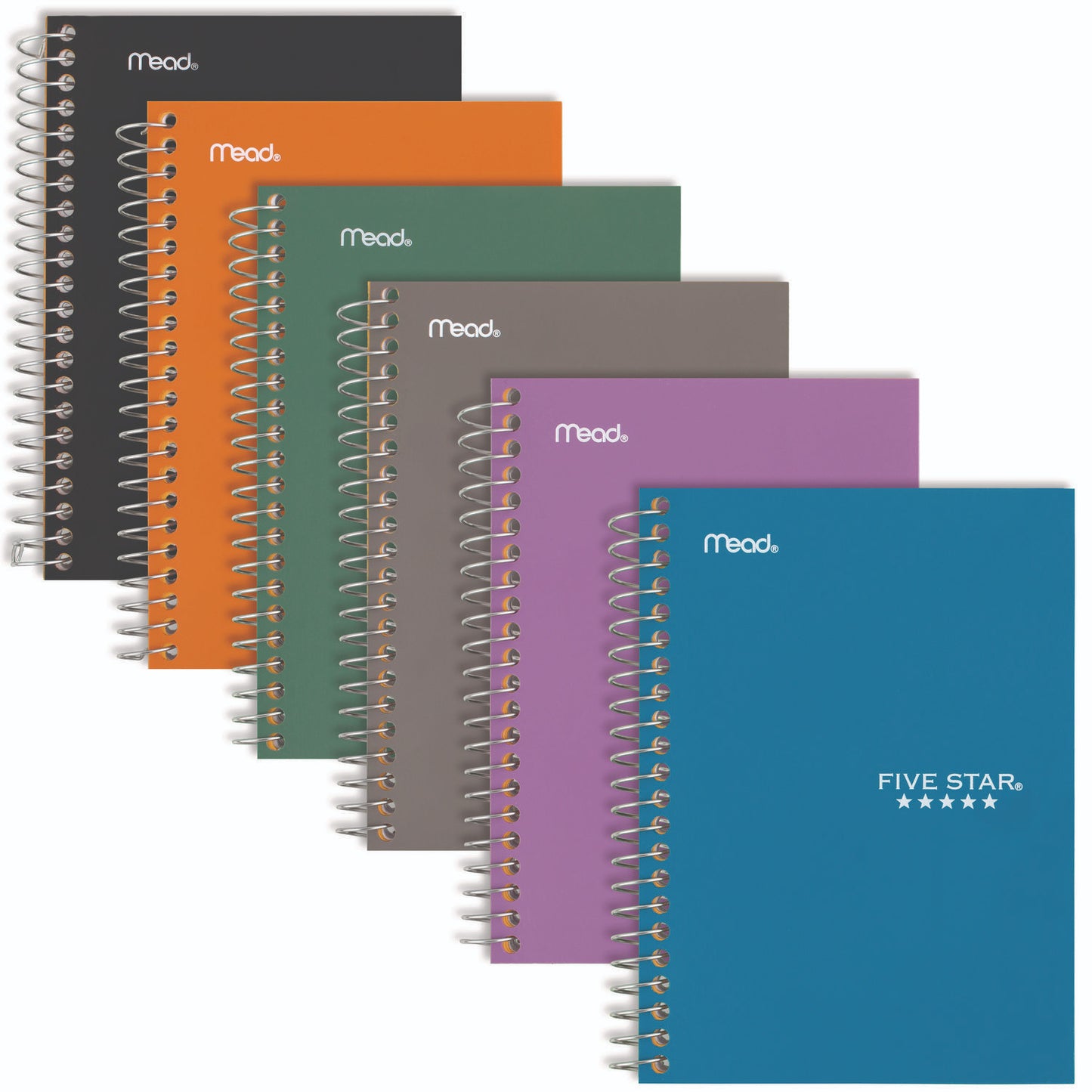 Five Star 1Subject Personal Notebook, College Ruled, 7" x 5", 80 Sheets