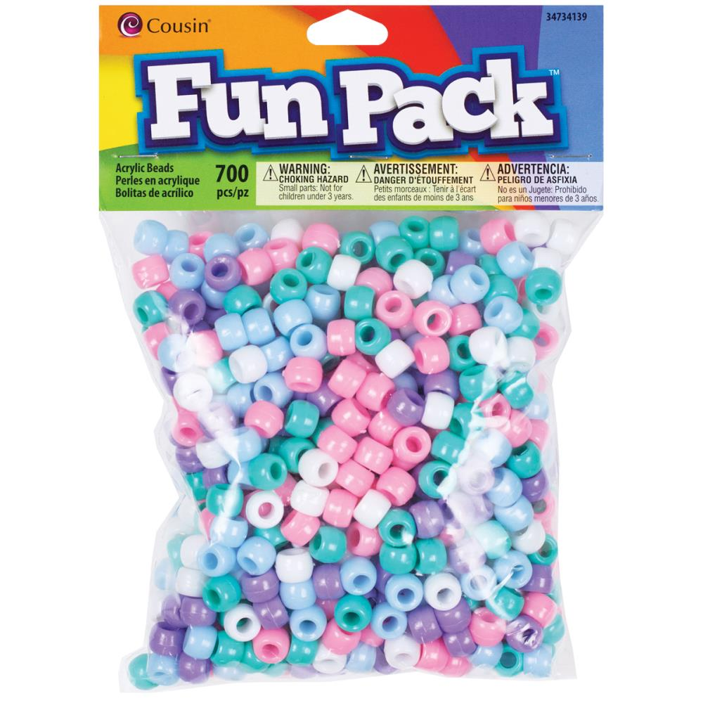 Fun Pack Acrylic Pony Beads 700/Pkg