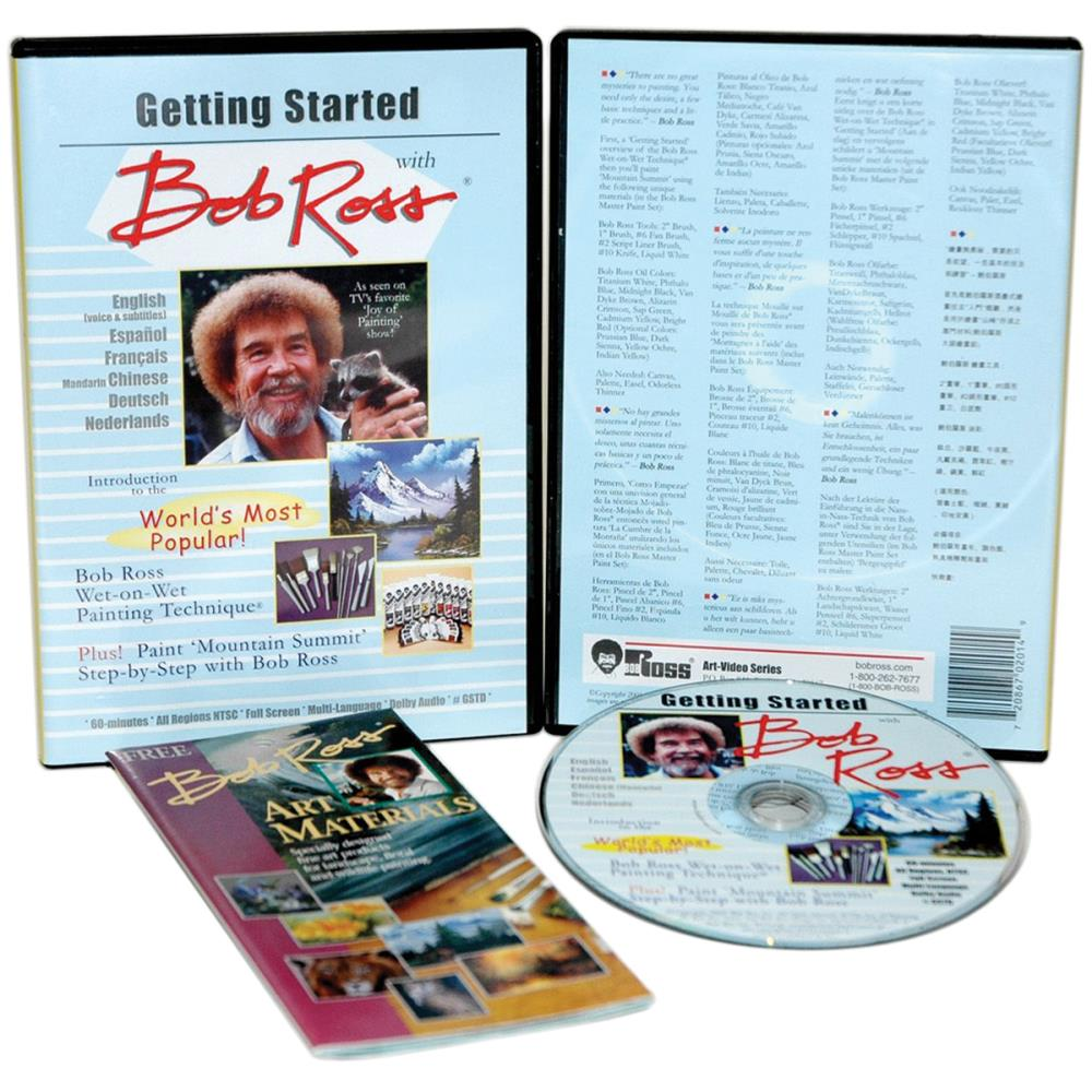 Getting Started W/Bob Ross Oil Painting DVD