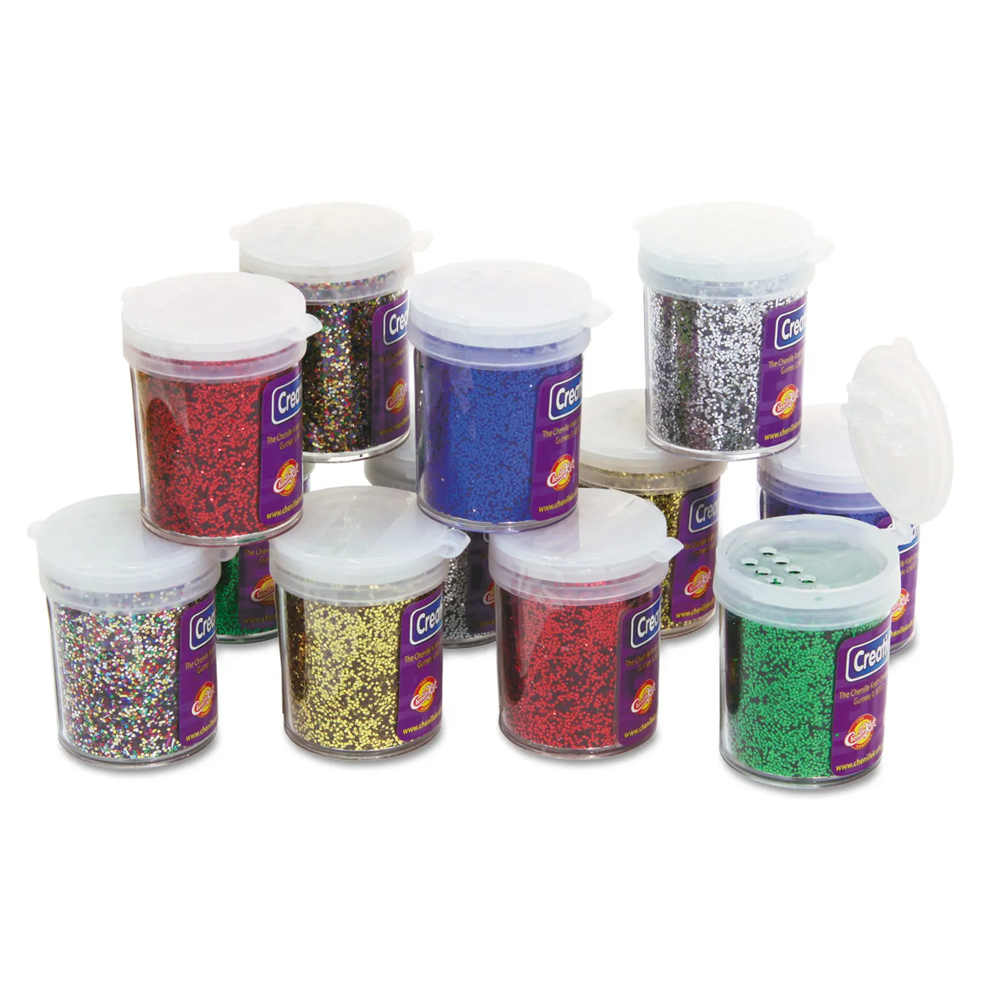 Pastel Colored Glitter 3/4 Oz