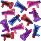 Glitter Megaphone Whistle-1 Dozen