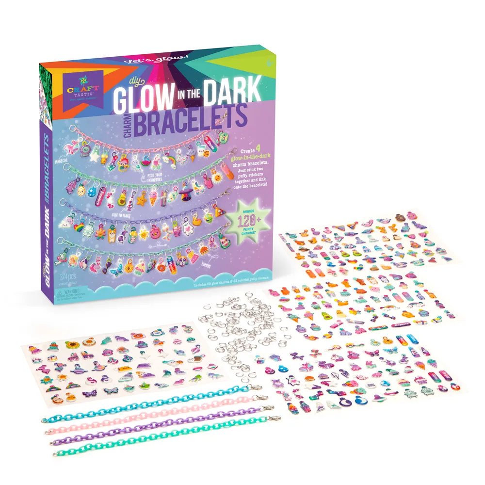 Glow In The Dark Charm Bracelets