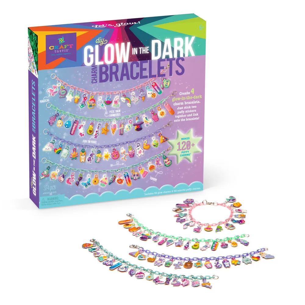 Glow In The Dark Charm Bracelets