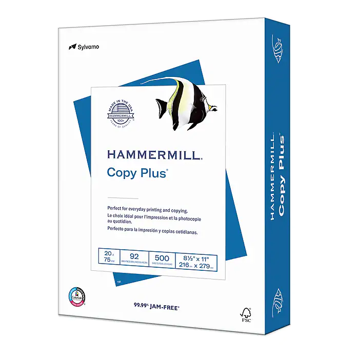 Hammermill Copy Plus 8.5" x 11" Copy Paper