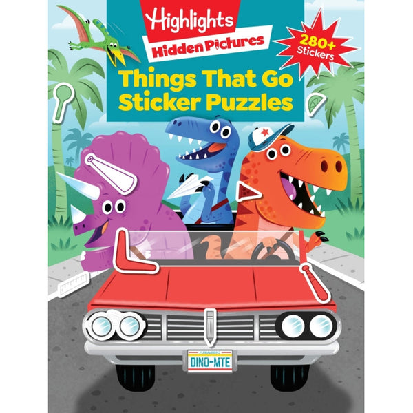 Hidden Pictures Things That Go Sticker Puzzles Book