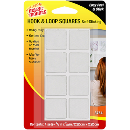 Hook & Loop Squares 4 Pk