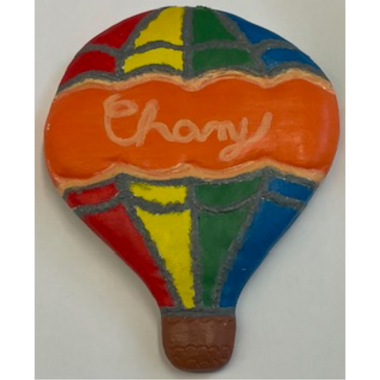 Hot Air Balloon Plaque Plaster Mold