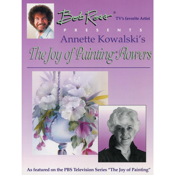 Joy Of Painting Flowers Book With Bob Ross