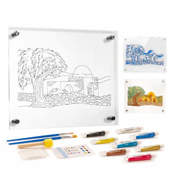 Kever Rochel Lucite 10" x 12" Painting Kit