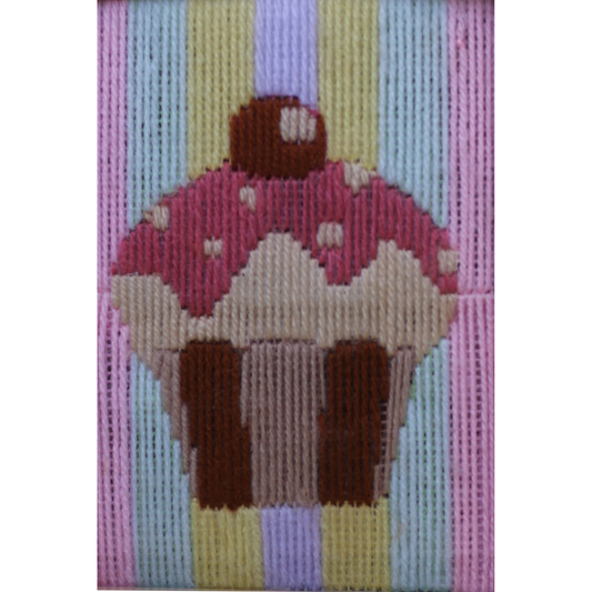 Long Stitch Tapestry Cupcake