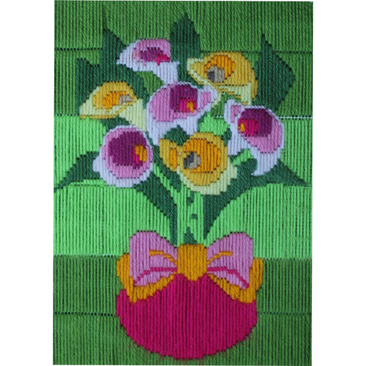 Long Stitch Tapestry Flowers