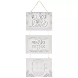 Love & Coffee Hanging Canvas Art Painting Kit