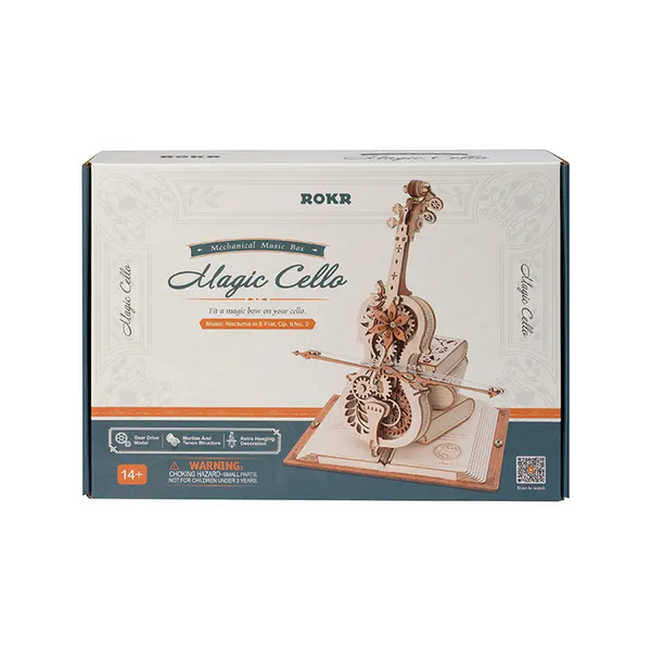 Mechanical Music Box Magic Cello 3D Puzzle