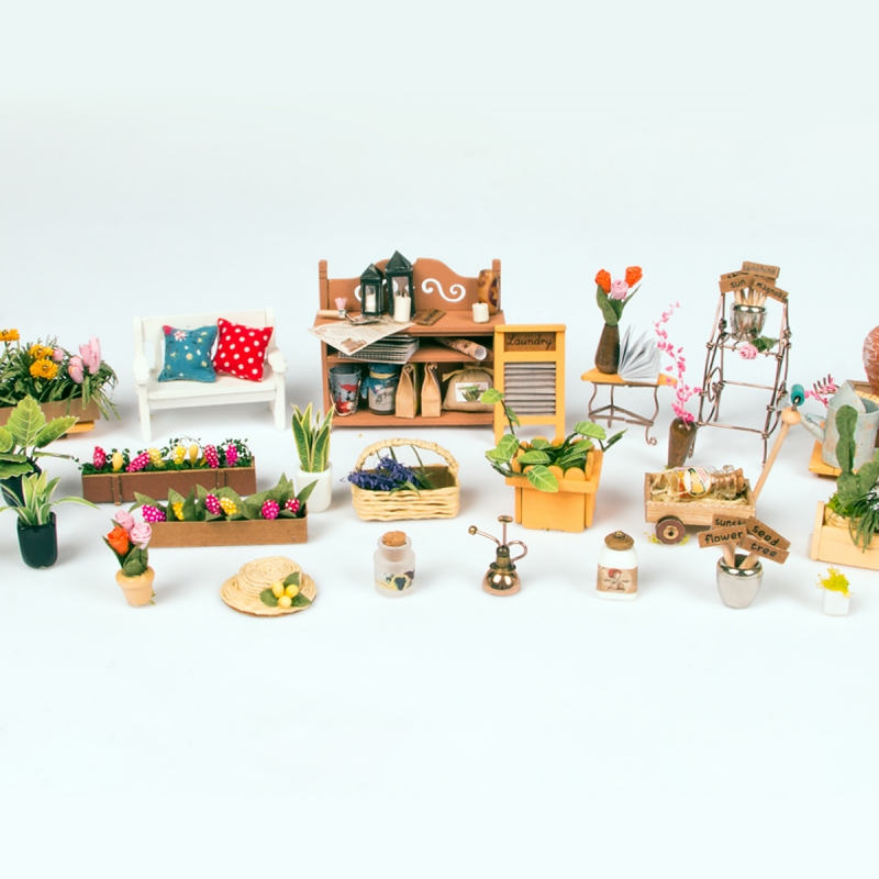 DIY Garden Yard Miniature Kit- Miller's Flower Garden