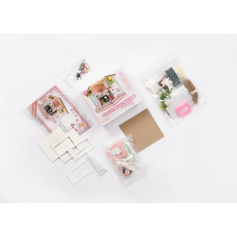 Miniature Ice Cream Shop Kit