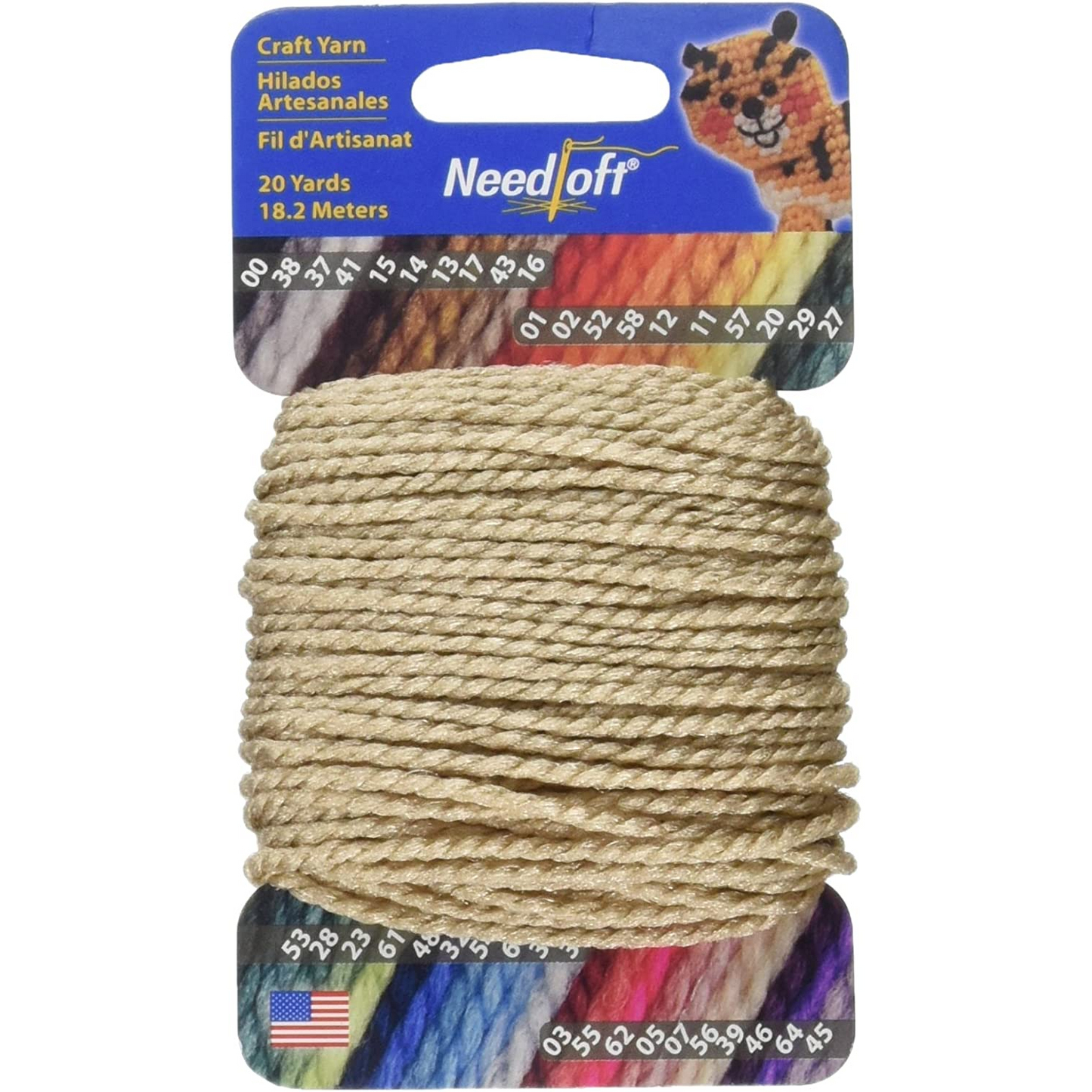 Needloft Craft Yarn 20yd