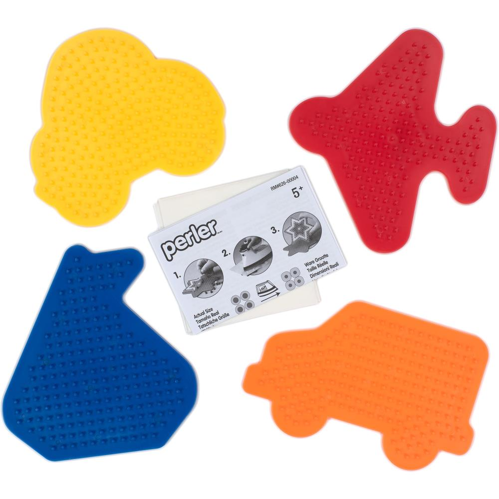 Perler Fun Fusion Pegboards 4/Pkg Journeys