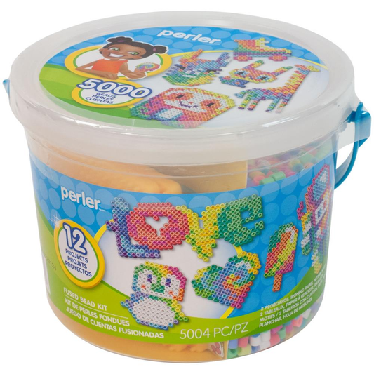 Perler Fused Bead Bucket Kit Tie Dye