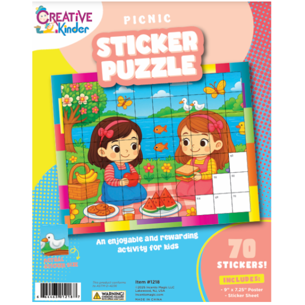 Picnic Sticker Puzzle