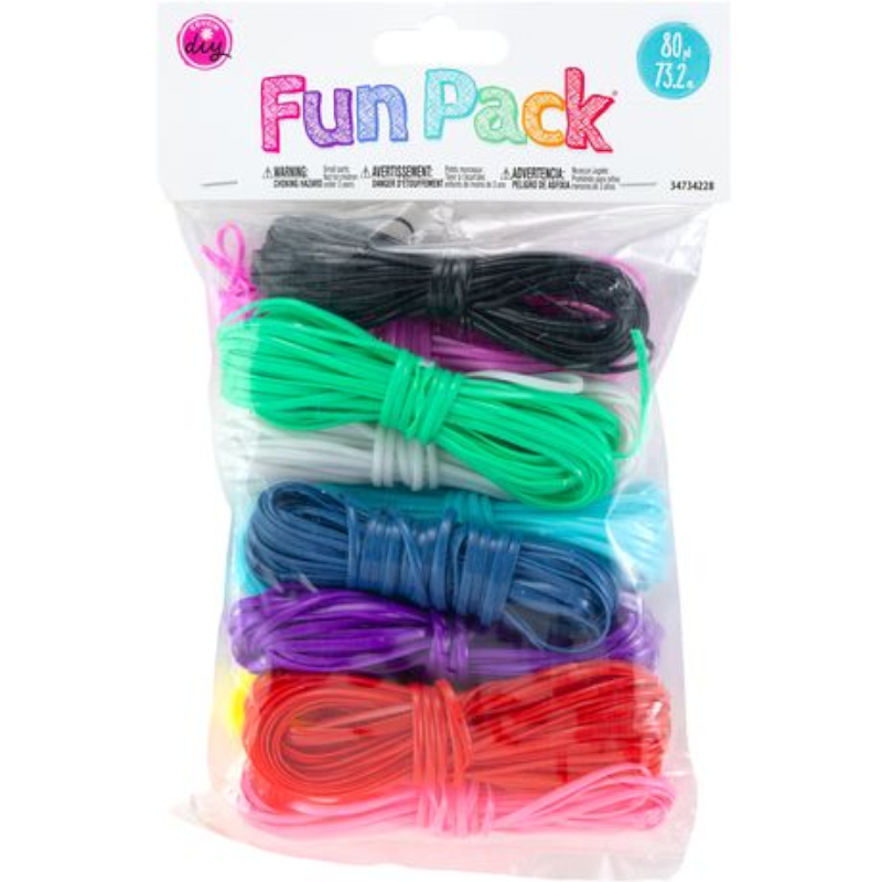 Plastic Rexlace Fun Pack 80 yds