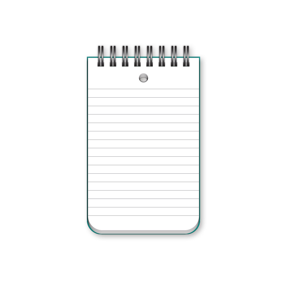 Poly Memo Book Double Wire 3x5 100 Sheets