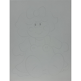 Preprinted Canvas Doll 9" x 12"